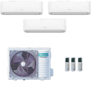 Multi-Split Hisense R32 Wifi Inverter x 3 unidades