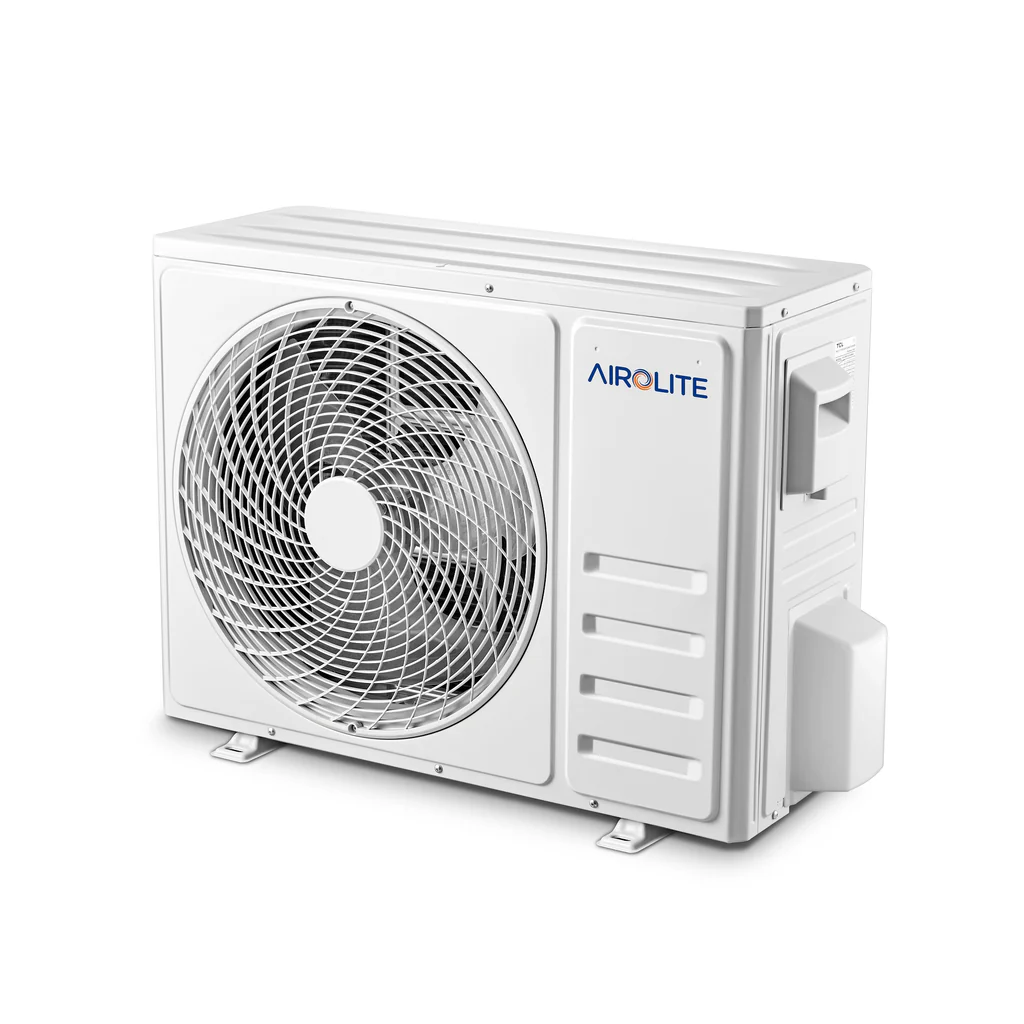 Aire Acondicionado Split Muro Inverter R410A Airolite con tecnología Inverter, refrigerante ecológico y control Wi-Fi.