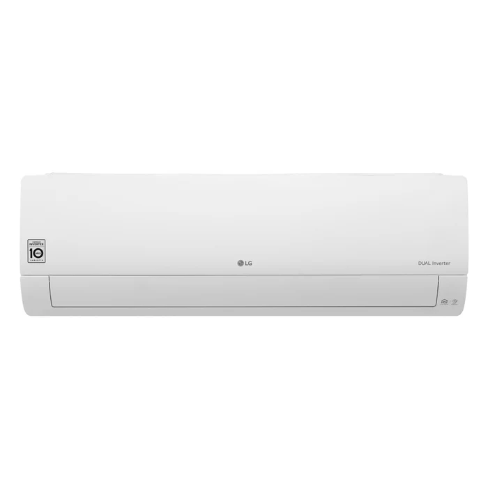 Aire Acondicionado Split Dual Inverter LG con Wi-Fi, funcionamiento silencioso y ahorro energético.