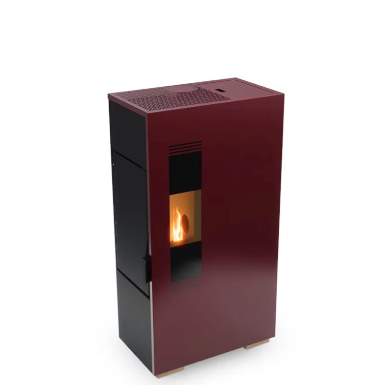 Estufa a Pellet Artel Pasillo Power 5 KW con control remoto, ventilador silencioso y modo económico.